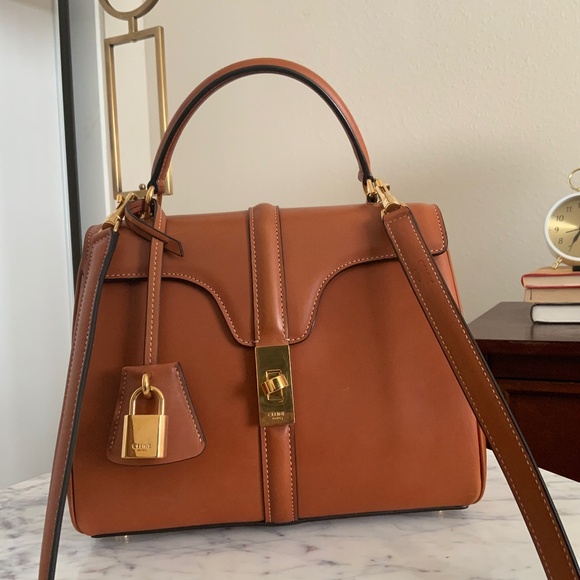 Celine 16 small tan bag - Picture 1 of 6